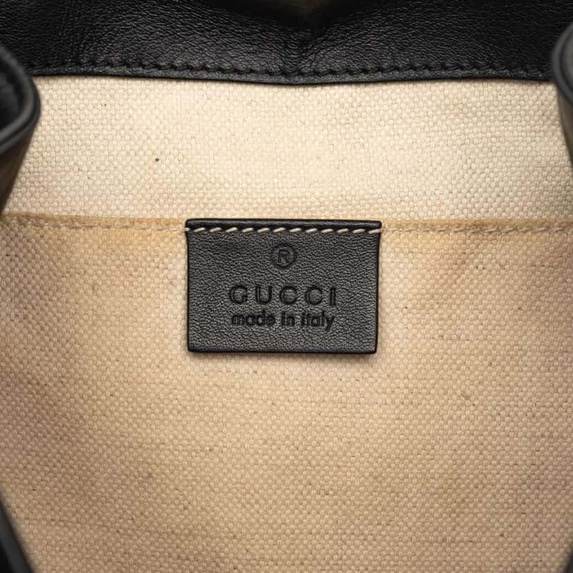 Gucci Leather Studded Animalier Malin Backpack Black Leather Very good condition - Box View