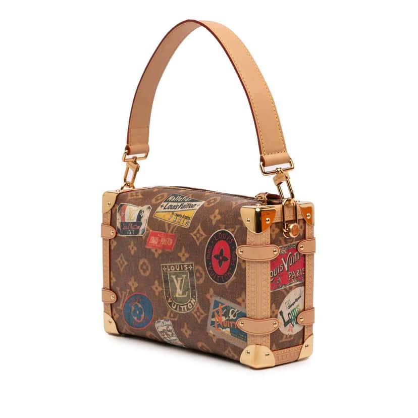 Louis Vuitton Monogram Flight Mode Side Trunk MM Brown Very good condition - Back View