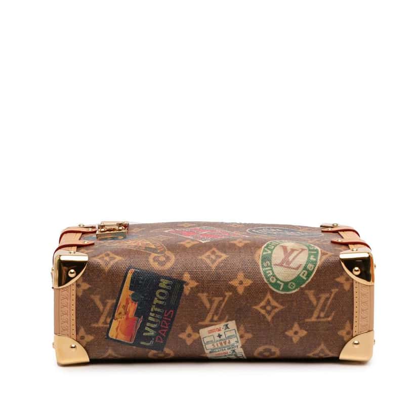 Louis Vuitton Monogram Flight Mode Side Trunk MM Brown Very good condition - Inside View