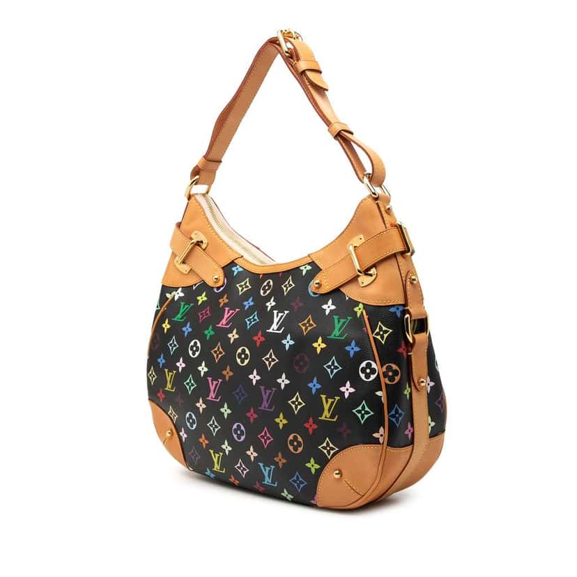 Louis Vuitton Monogram Multicolore Greta Black Very good condition - Back View
