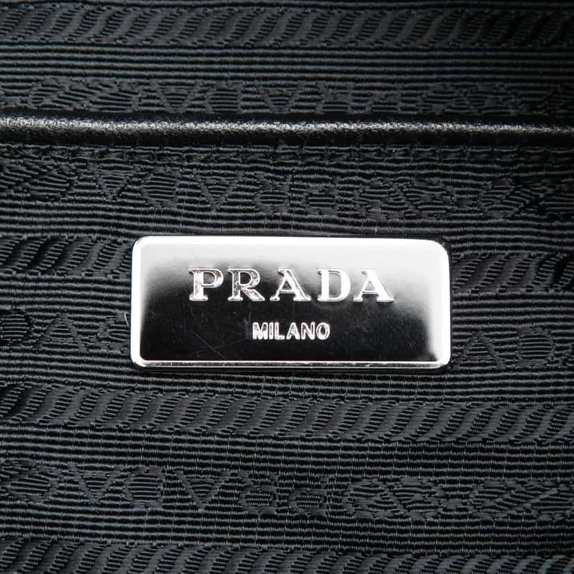 Prada Tessuto Boston Bag Black Very good condition - Box View