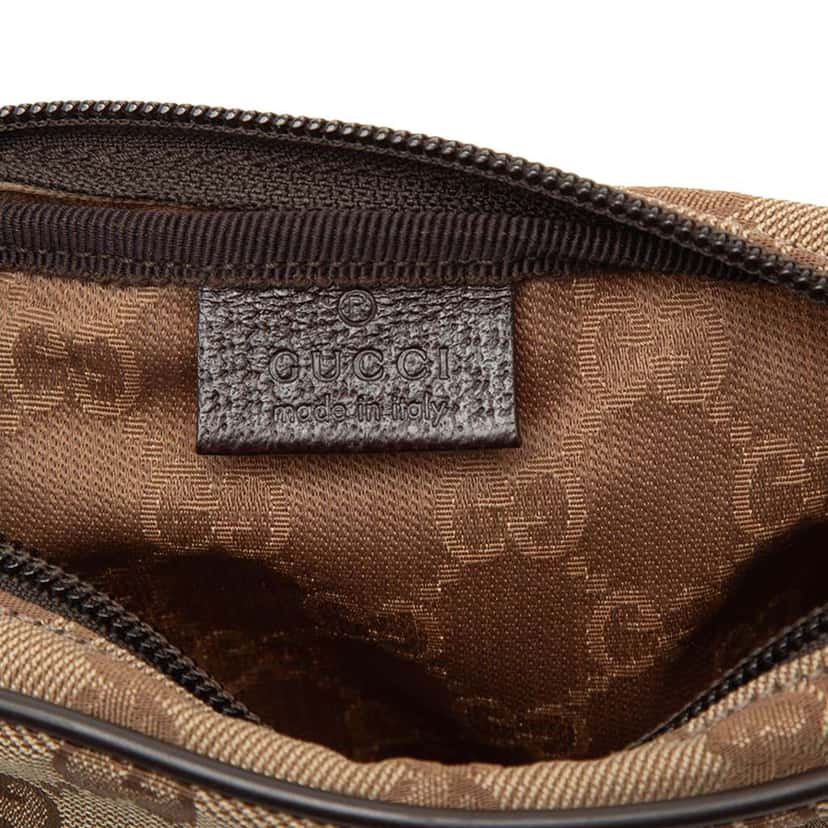 Gucci GG Canvas Pouch Beige Very good condition - Box View