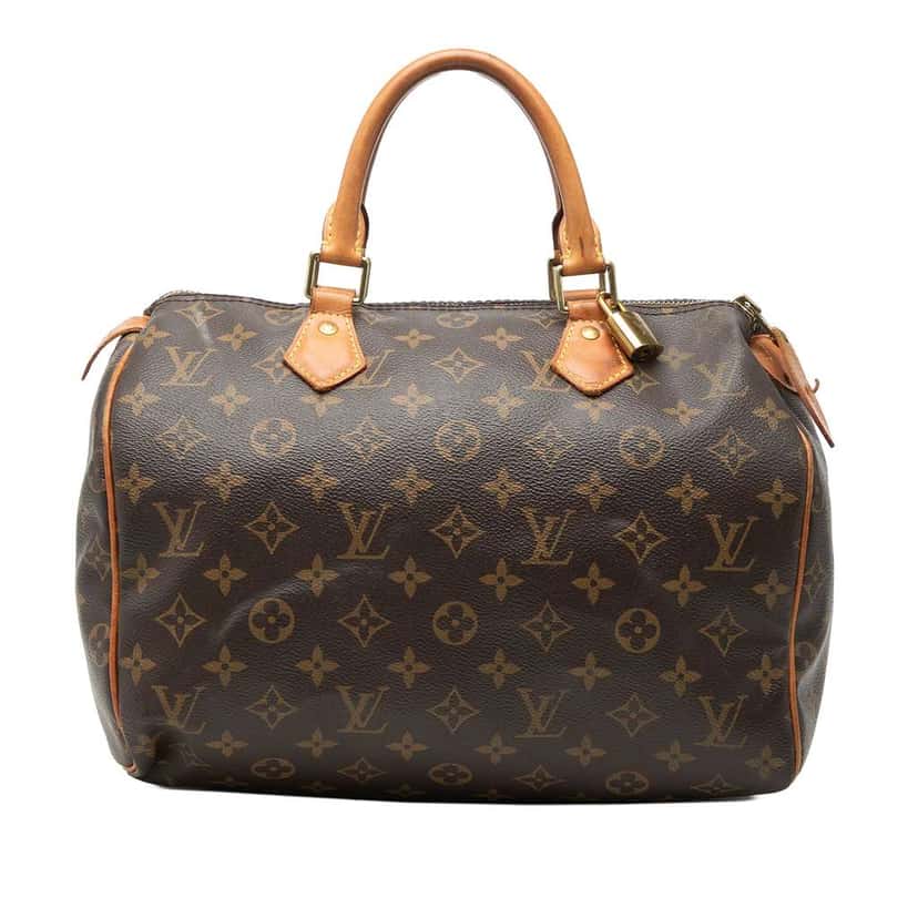 Louis Vuitton Monogram Speedy 30 Brown Good condition - Front View