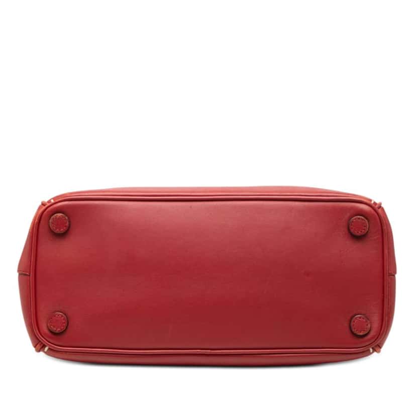 Prada Small City Calf Hand Stitched Galleria Double Zip Satchel Red Leather Very good condition - Inside View