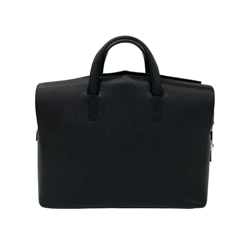 Hermès Epsom Cityhall Briefcase 38 Black Leather Very good condition - Back View