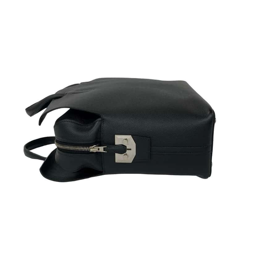 Hermès Epsom Cityhall Briefcase 38 Black Leather Very good condition - Box View