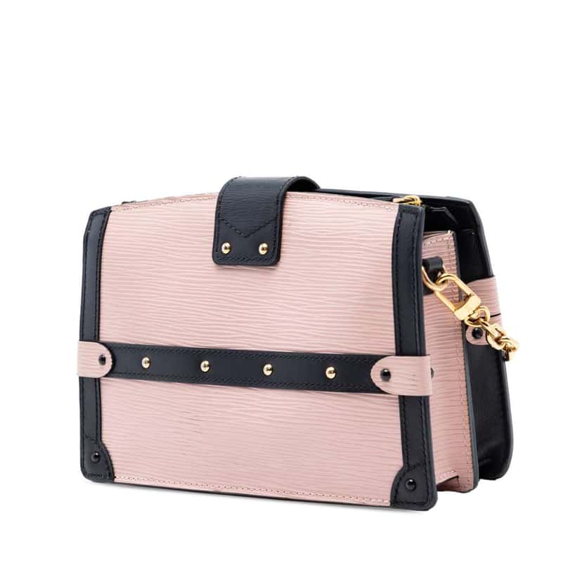 Louis Vuitton Epi Trunk Clutch Pink Leather Very good condition - Back View