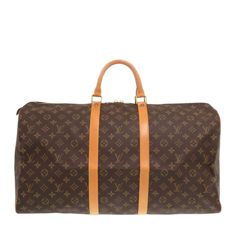 Louis Vuitton Monogram Keepall 55 Brown Very good condition - Front View
