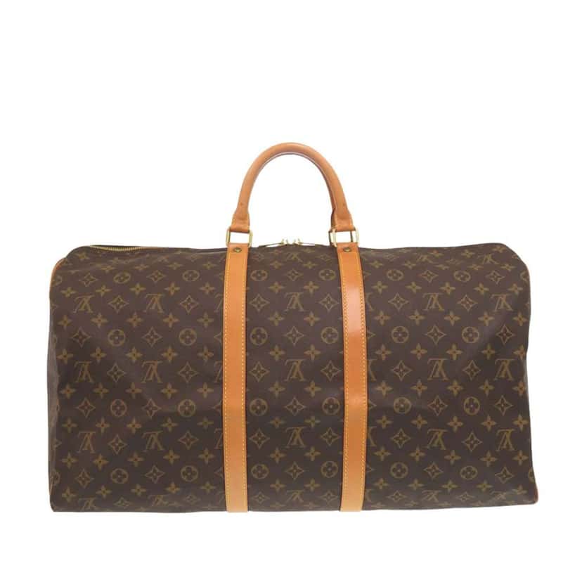 Louis Vuitton Monogram Keepall 55 Brown Very good condition - Back View