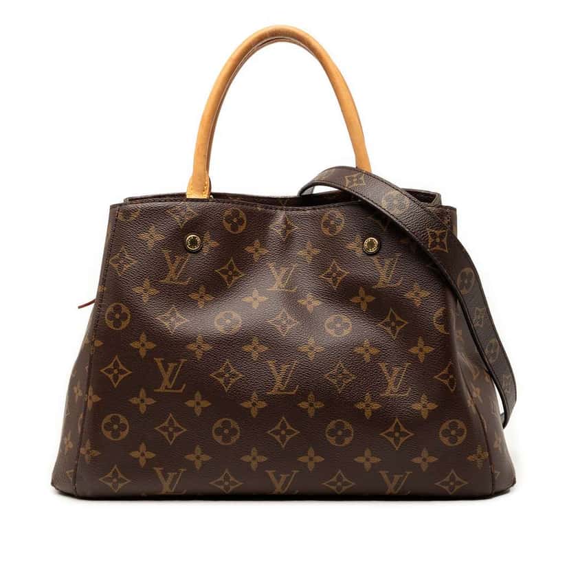 Louis Vuitton Monogram Montaigne MM Brown Very good condition - Front View