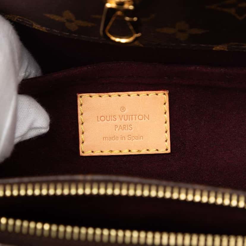 Louis Vuitton Monogram Montaigne MM Brown Very good condition - Box View