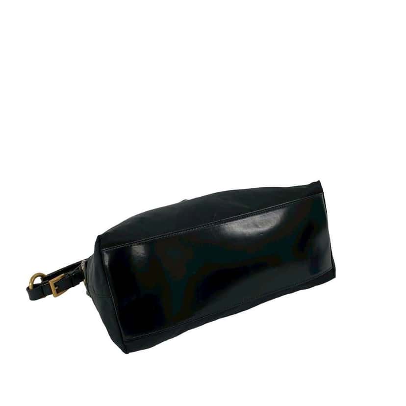 Prada Nylon Vela Grommet Shoulder Bag Black Very good condition - Model View