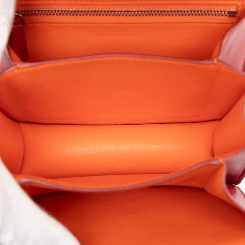 Celine Small Calfskin Classic Box Red Leather Very good condition - Model View