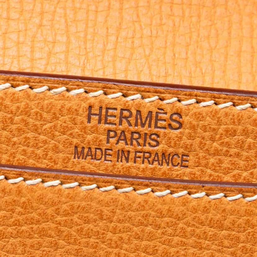 Hermès Barenia Sac a Depeches 38 Brown Leather Very good condition - Box View
