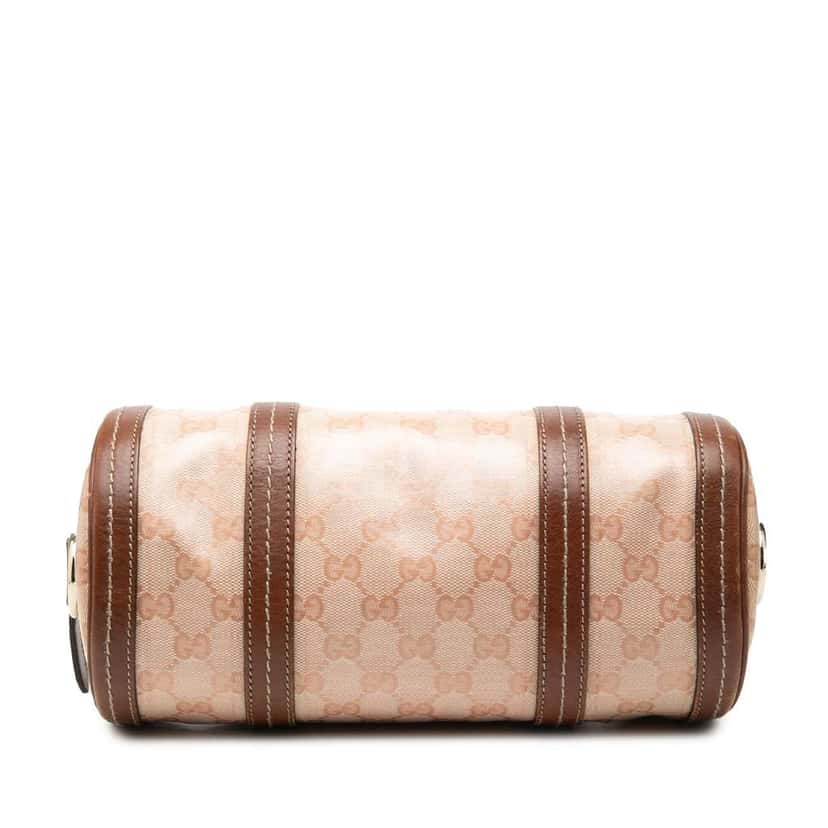 Gucci Small GG Crystal Duchessa Boston Bag Pink Canvas Very good condition - Inside View