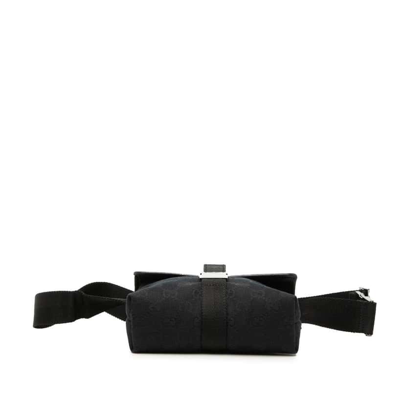 Gucci GG Canvas Belt Bag Black Canvas Very good condition - Inside View