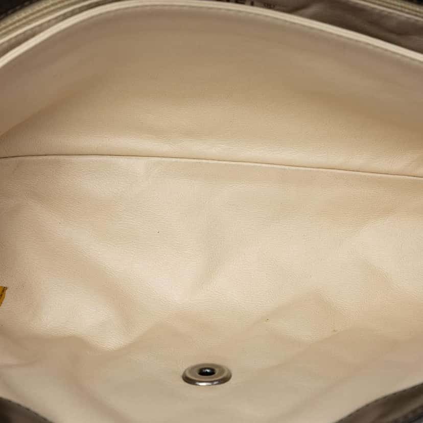 Chanel Quilted Glazed Calfskin Soft Boy Flap Brown Leather Very good condition - Model View