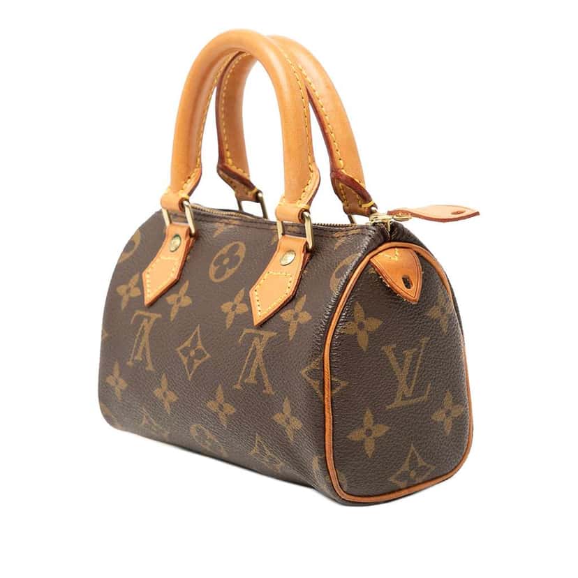 Louis Vuitton Monogram Mini Speedy HL Brown Very good condition - Back View