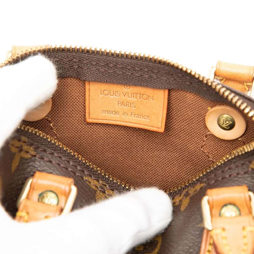 Louis Vuitton Monogram Mini Speedy HL Brown Very good condition - Box View