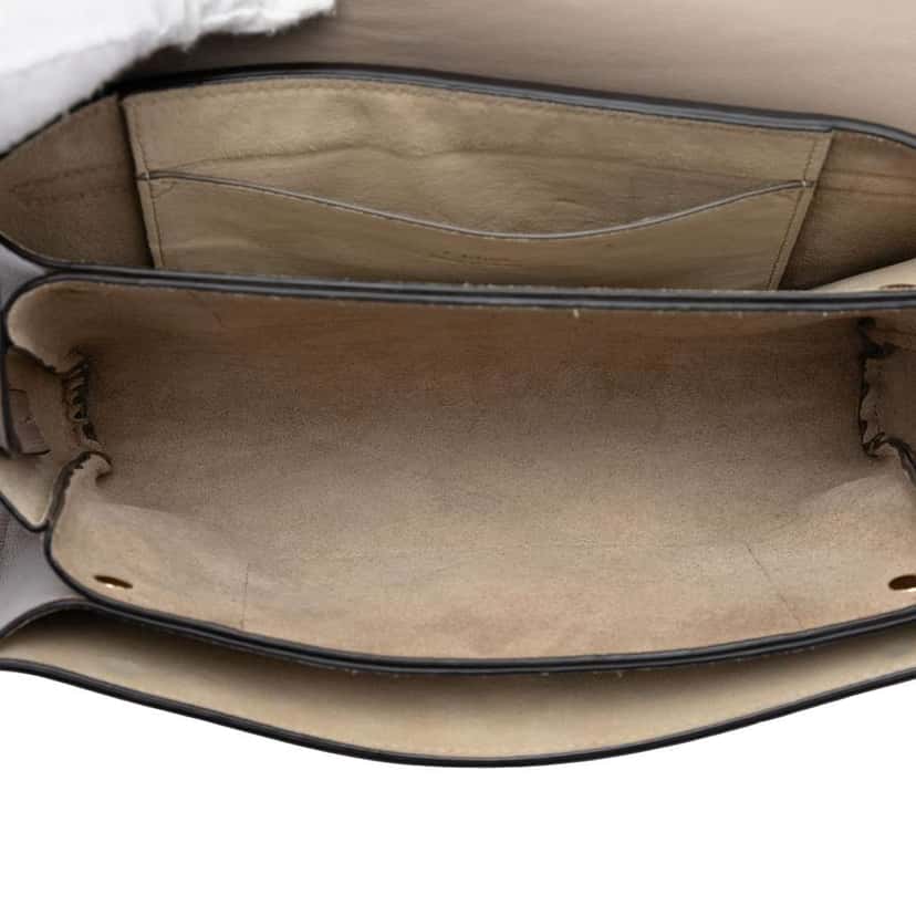 Chloé Small Suede and Calfskin Faye Crossbody Brown Leather Very good condition - Model View