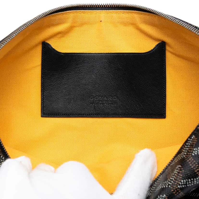 Goyard Goyardine Senat MM Black Canvas Very good condition - Box View