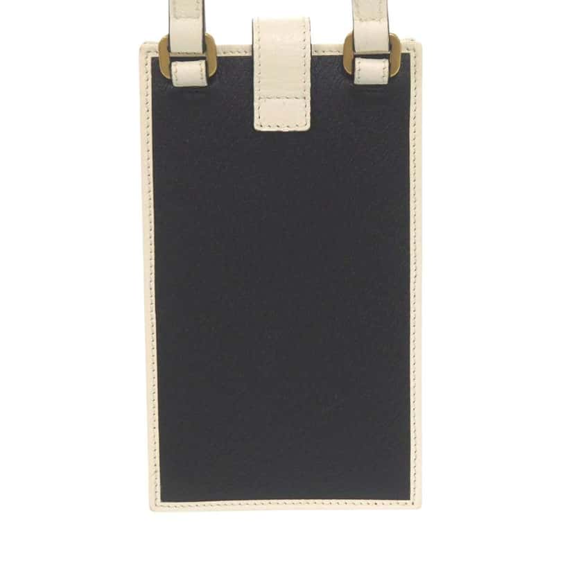 Gucci Adidas Leather Phone Case Crossbody Black Leather Very good condition - Back View