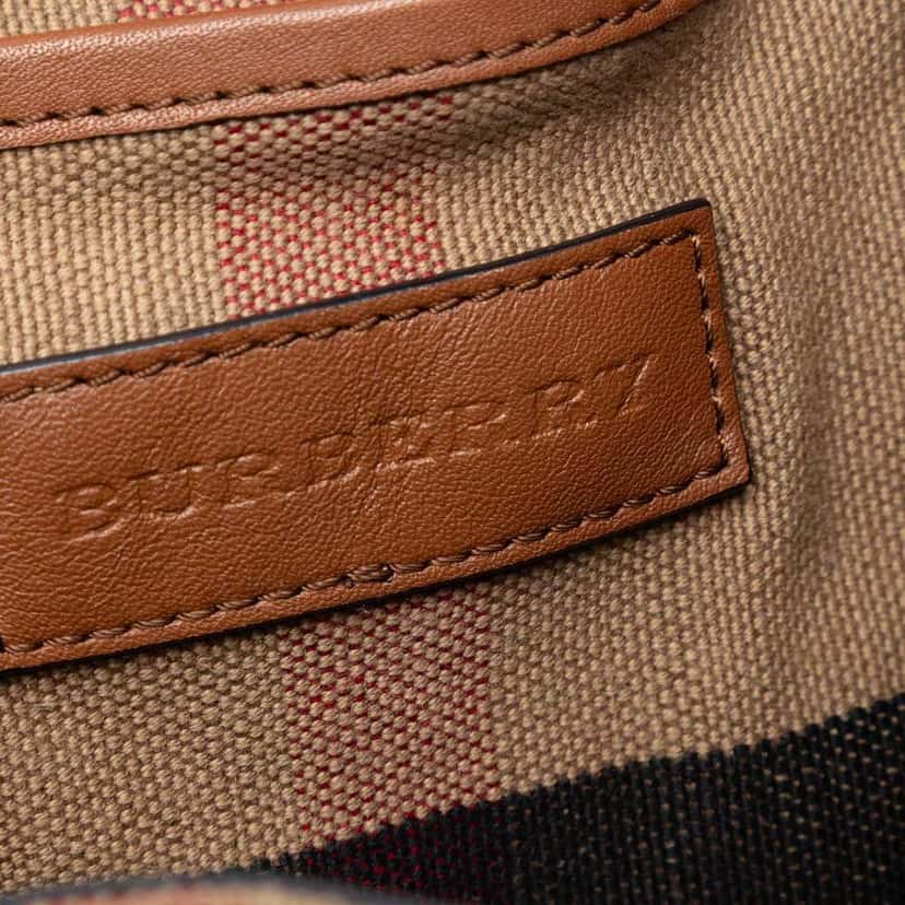 Burberry Mega Check Canvas Chiltern Hearts Backpack Brown Canvas Very good condition - Box View