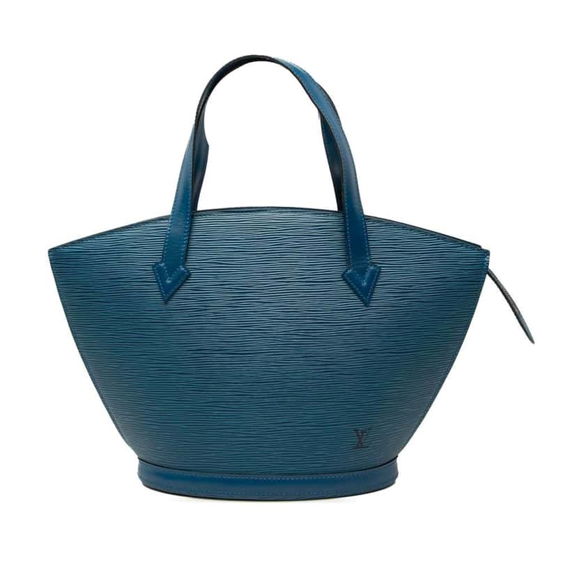 Louis Vuitton Epi Saint Jacques PM Short Strap Blue Leather Very good condition - Front View