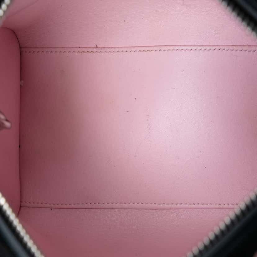 Dior Medium Calfskin Embroidered Flower Lady Dior Black Leather Very good condition - Model View