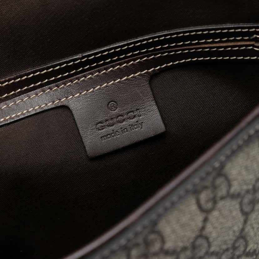 Gucci GG Supreme Crossbody Beige Very good condition - Box View