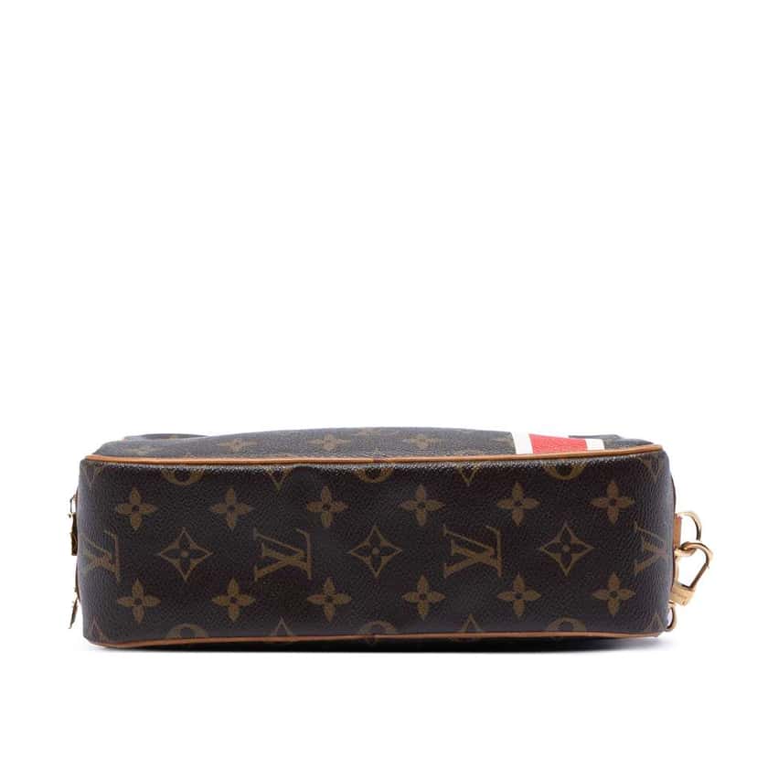 Louis Vuitton Monogram China Run Pavel Clutch Brown Very good condition - Inside View