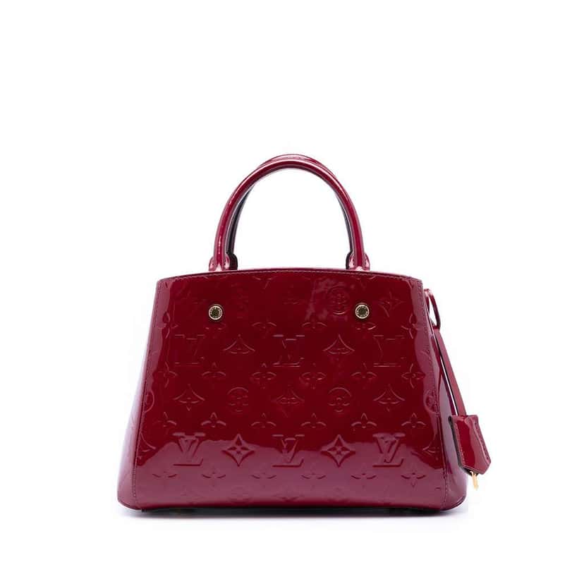 Louis Vuitton Monogram Vernis Montaigne BB Pink Leather Very good condition - Front View