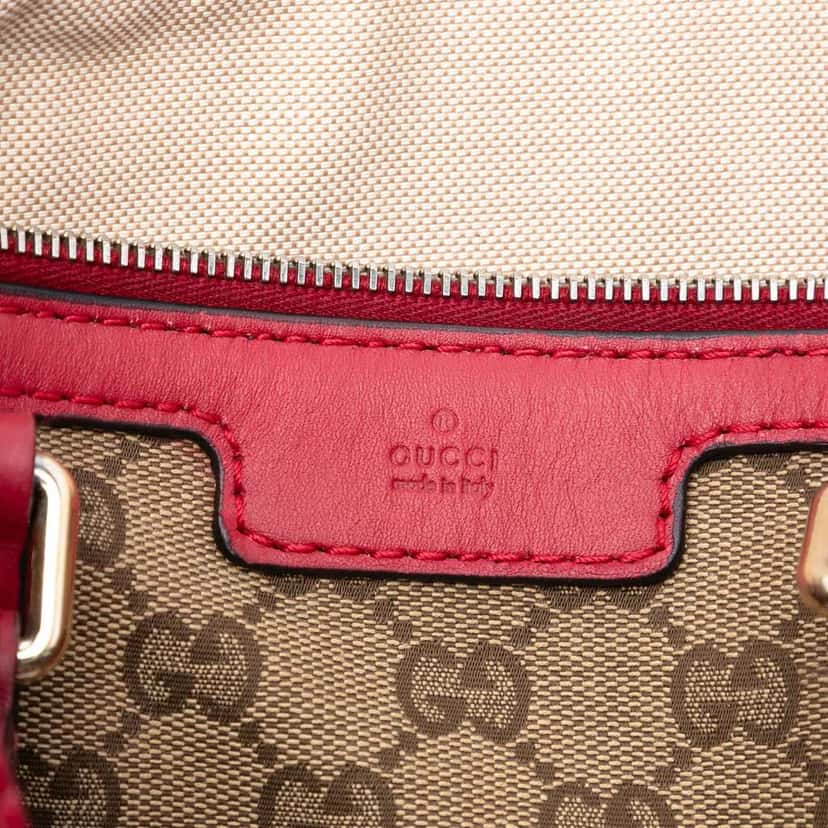 Gucci Medium GG Canvas Joy Boston Bag Beige Canvas Very good condition - Box View