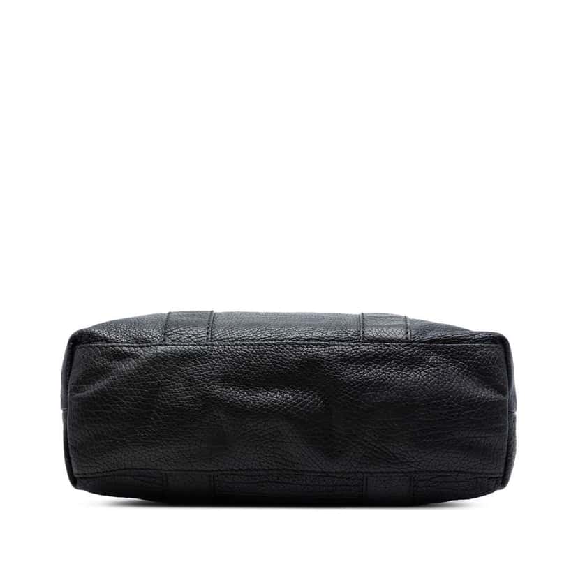 Gucci Leather Bamboo Libeccio Tote Black Leather Good condition - Inside View