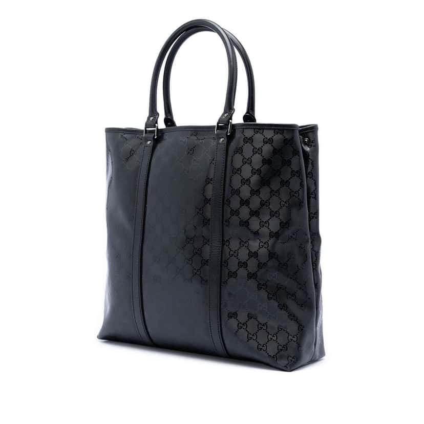 Gucci GG Imprime Joy Vertical Tote Black Canvas Very good condition - Back View