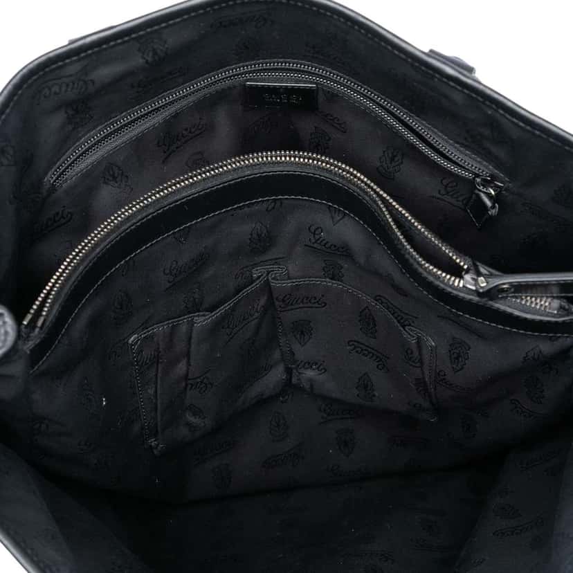 Gucci GG Imprime Joy Vertical Tote Black Canvas Very good condition - Model View