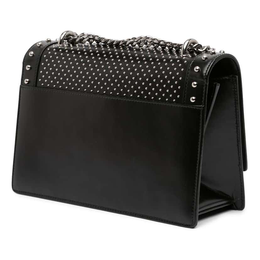 Balmain Studded Leather BBox 20 Shoulder Bag Black Leather Very good condition - Back View