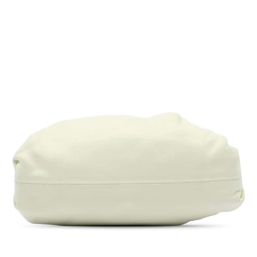 Bottega Veneta Lambskin The Mini Pouch Crossbody Yellow Leather Very good condition - Inside View