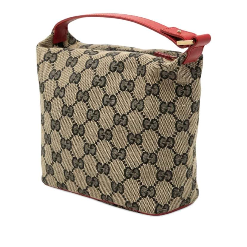 Gucci GG Canvas Handbag Beige Canvas Very good condition - Back View