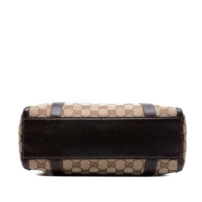 Gucci GG Canvas Abbey D Ring Boston Bag Beige Canvas Very good condition - Inside View