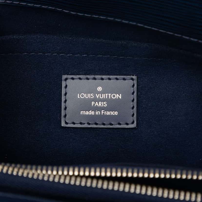 Louis Vuitton Epi Marly MM Blue Leather Very good condition - Box View