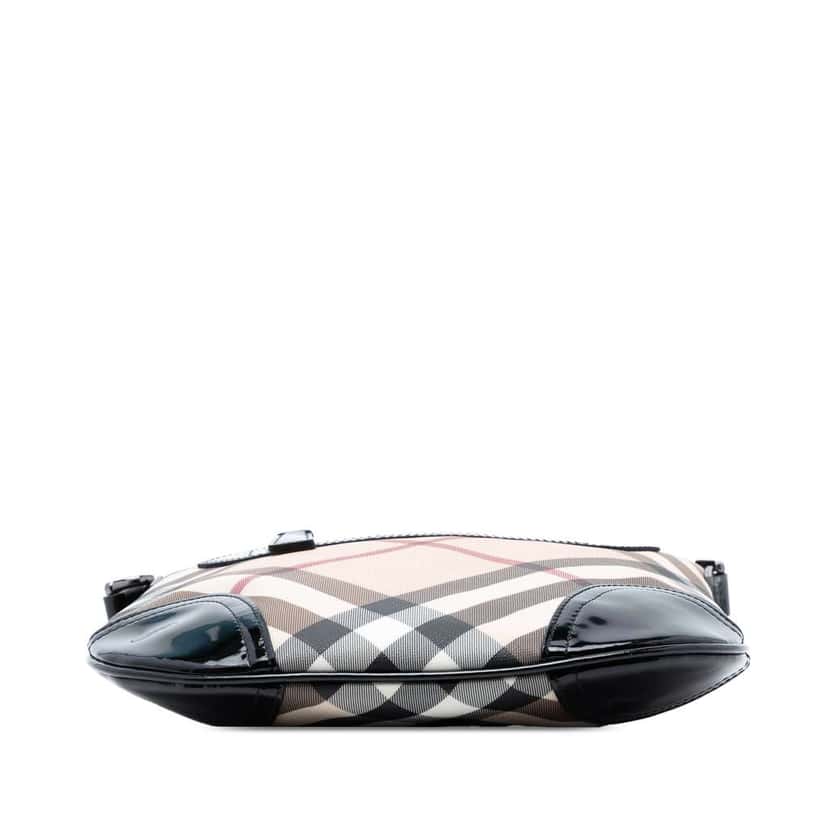 Burberry Supernova Check Coated Canvas Dryden Crossbody Beige Very good condition - Inside View