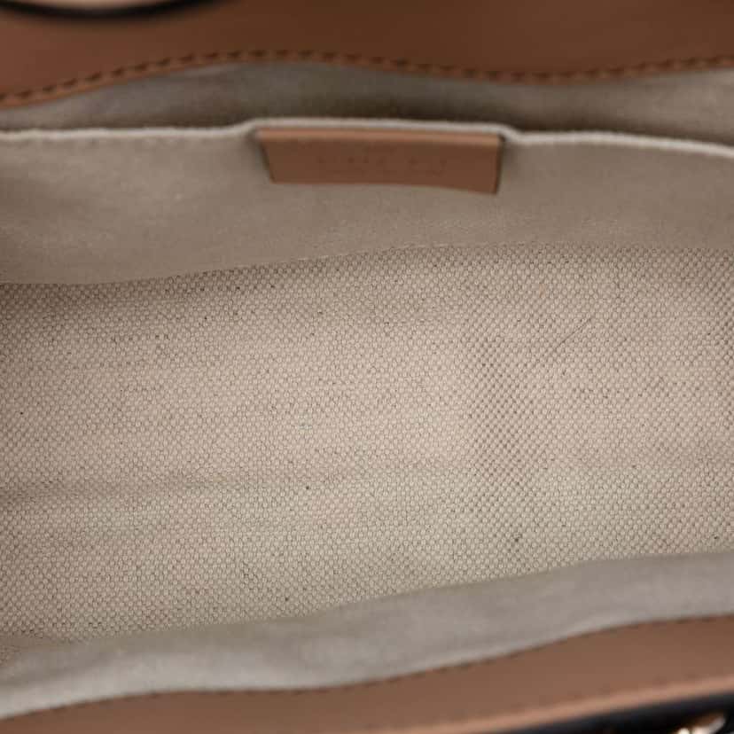 Gucci Small Guccissima Emily Shoulder Bag Beige Leather Very good condition - Model View