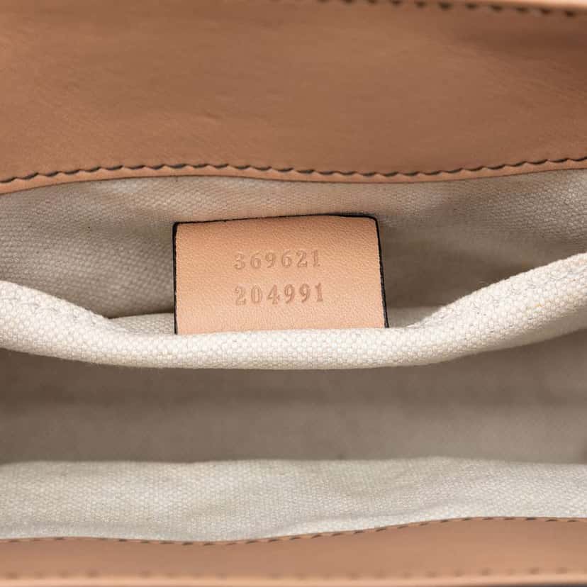 Gucci Small Guccissima Emily Shoulder Bag Beige Leather Very good condition - Box View