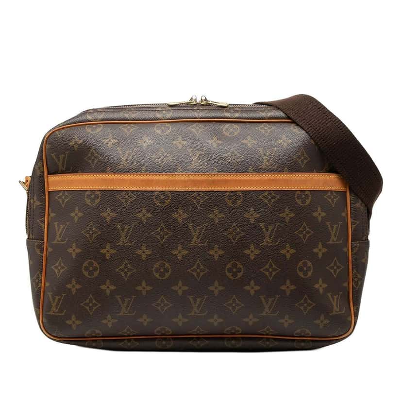 Louis Vuitton Monogram Reporter GM Brown Good condition - Front View