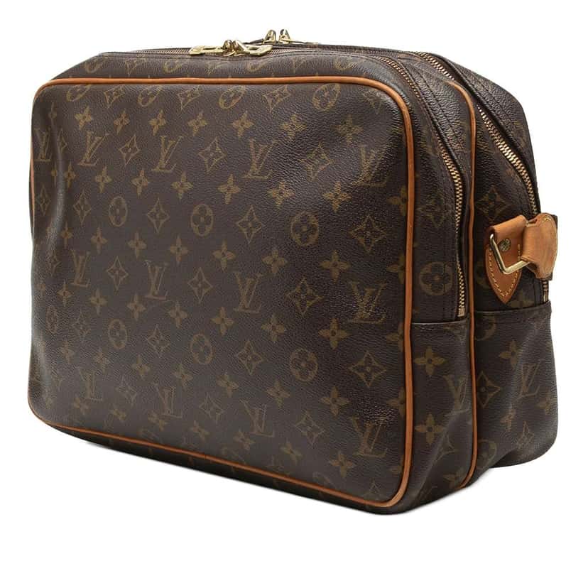 Louis Vuitton Monogram Reporter GM Brown Good condition - Back View