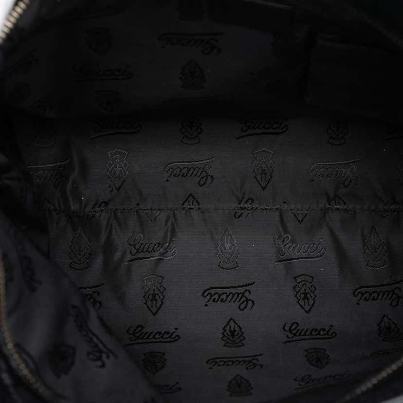 Gucci Guccissima Crossbody Black Leather Very good condition - Model View