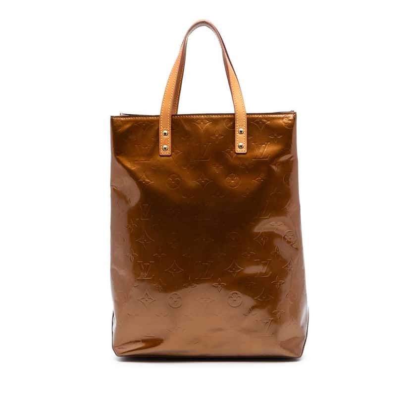 Louis Vuitton Monogram Vernis Reade MM Brown Leather Very good condition - Front View