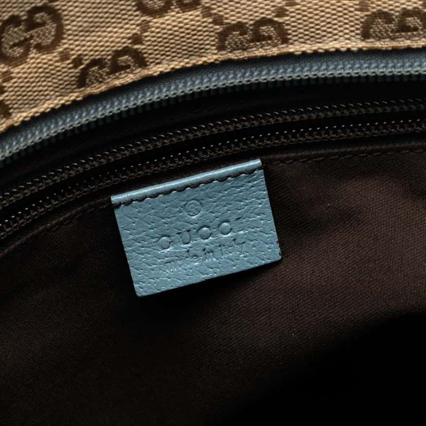 Gucci GG Canvas Web Tote Beige Very good condition - Box View