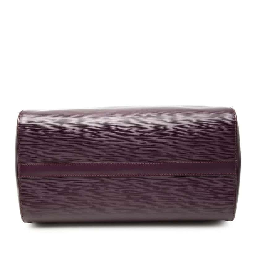 Louis Vuitton Epi Speedy 35 Purple Leather Very good condition - Inside View